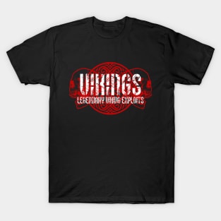 Vikings Series Shading Art T-Shirt